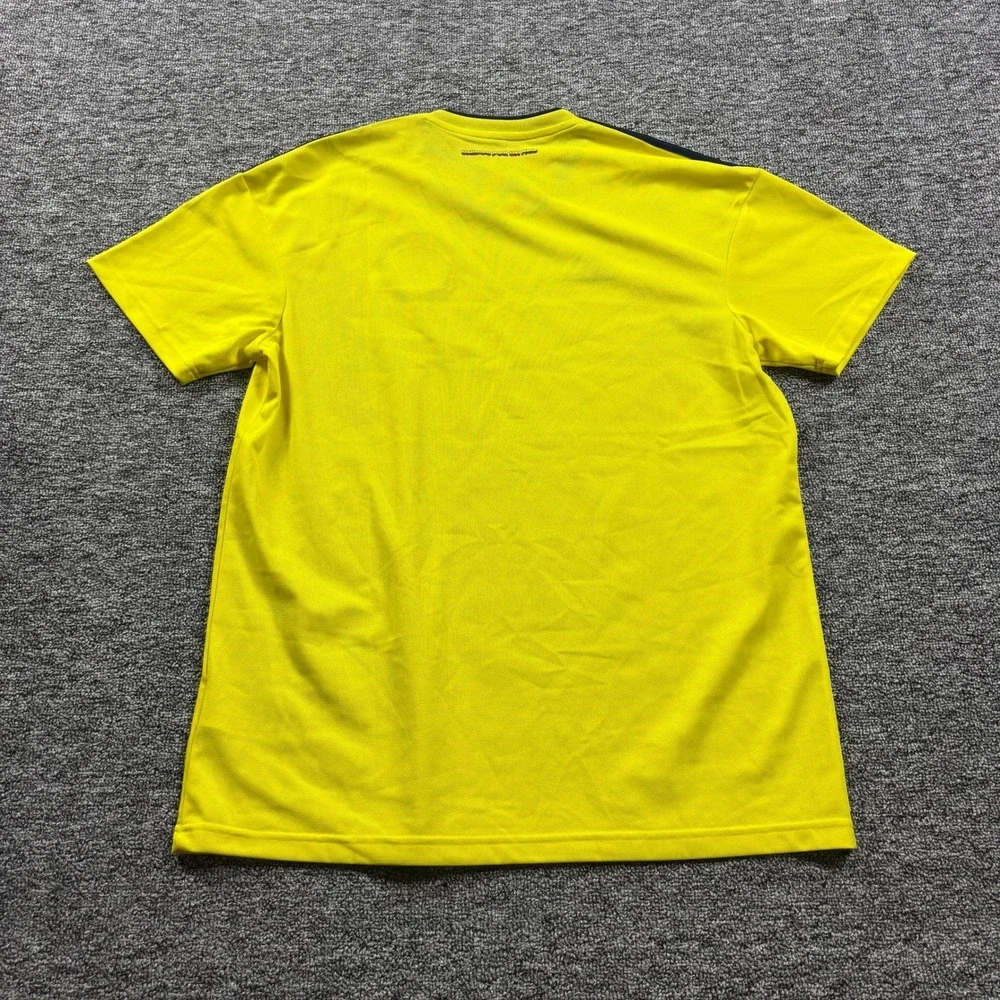 2018 Adidas Colombia National Team Soccer Jersey Size Large Yellow Climalite